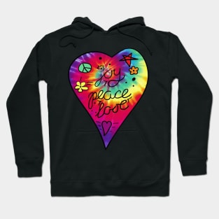 Hippie loveheart Hoodie